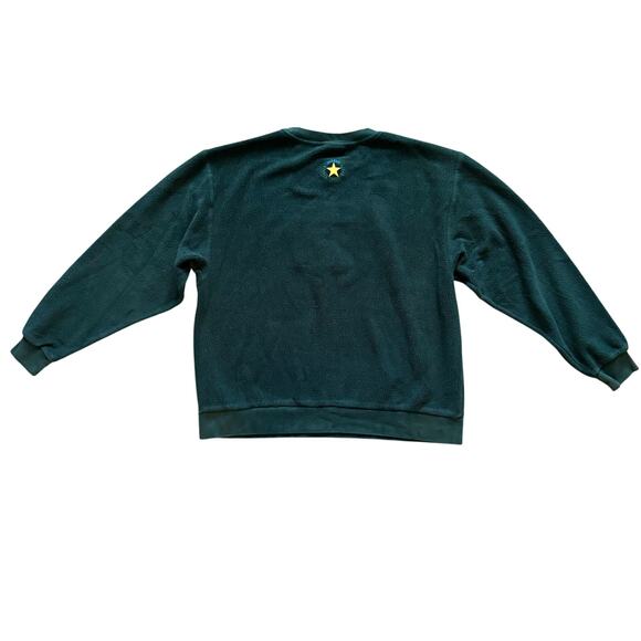 VTG Disney Store Mickey Minnie Donald Goofy Sweatshirt Womens M L Green 90s - Picture 12 of 12